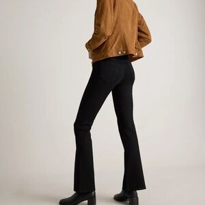 Quince Women's Luna Stretch Flare Jeans Black 26 worn once